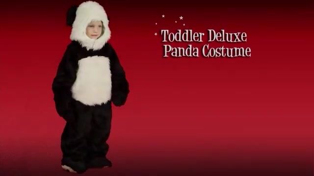 Toddler Deluxe Panda Costume