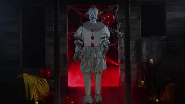 Terrify your guests with our IT Pennywise Animatronic Decoration! With lifelike movements, this animatronic figure brings the terror of Derry to life in your home or yard.